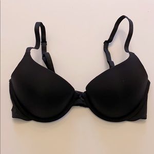 Aerie Black Lightly Padded Black T-Shirt Bra